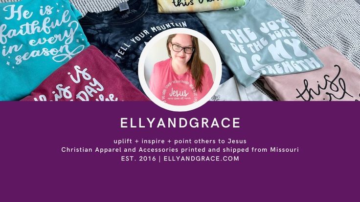 Elly&Grace | Christian T Shirts + Christian Embroidery Kits