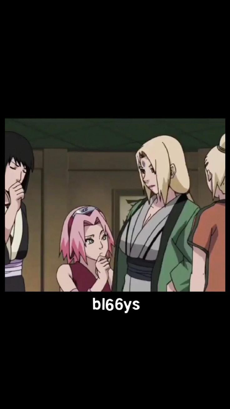 some anime characters are talking to each other in front of a door with the caption bleays