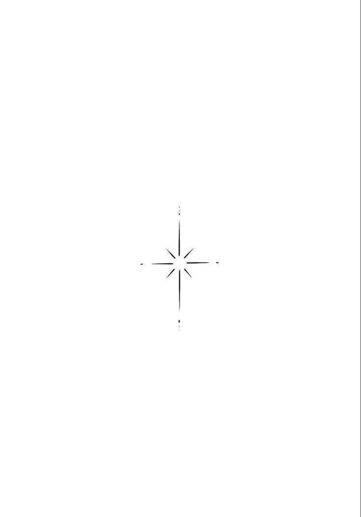 an image of a cross that is in the middle of a white background with black lines