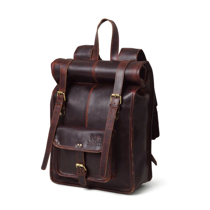 Trustpilot Hawk Roll-Top Backpack is handcrafted from genuine leather by highly skilled artisans from Jodhpur. Carry it anywhere without even thinking of any damage to the bag because it is created with the extra thick leather to survive in extreme conditions as it is primarily made for hiking. And also our creative craftsmanship with minute detailing is sure to steal your heart. It can easily fit your clothes, shoes, lunch, headphones, tablet, books, and files altogether in the main compartment Brown Leather Duffle Bag For Outdoor Activities, Leather Backpack For Hiking With Waxed Finish, Rugged Leather Backpack For Outdoor Activities, Rugged Backpack With Adjustable Strap, Waxed Leather Backpack For Hiking, Waxed Finish Leather Backpack For Hiking, Rugged Brown Leather Backpack For Outdoor, Leather Backpack With Leather Lining For Adventure, Rectangular Leather Backpack With Waxed Finish For Outdoor