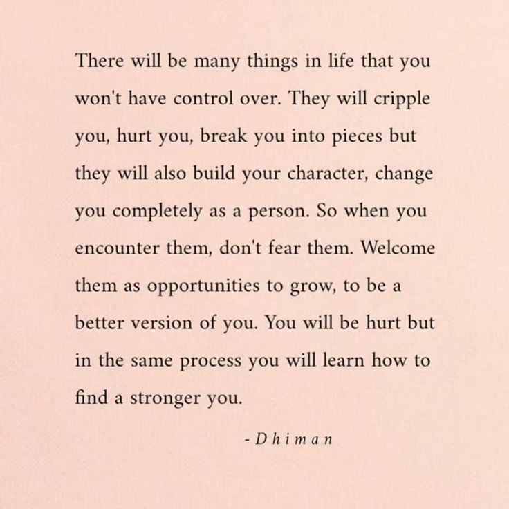 a poem written in cursive writing on a piece of paper with the words, there will be many things in life that you won't have control over