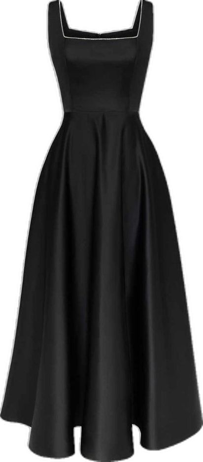 Elegant Black A-line Skirt, Chic Formal Midi Dress With Flared Skirt, Full Skirt Midi Dress For Evening, Evening Midi Dress With Full Skirt, Elegant Formal Midi Dress, Elegant Midi Length Evening Skirt, Elegant Full Skirt Midi Evening Dress, Elegant Evening Midi Dress With Full Skirt, Evening Midi-length Pleated Skirt