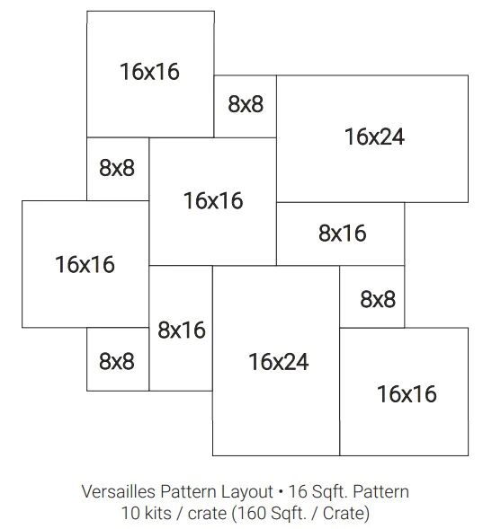 the pattern is shown for this quilting project, which includes two rows of squares and six