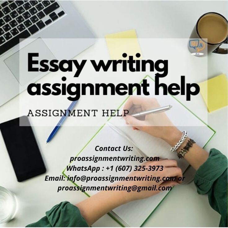 a person writing an assignment help