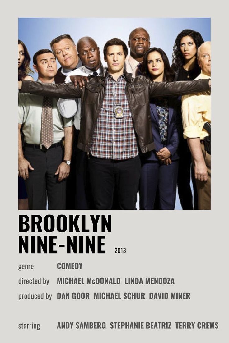 the cast of brooklyn nine - nine is shown in this promotional poster for nbc's upcoming show