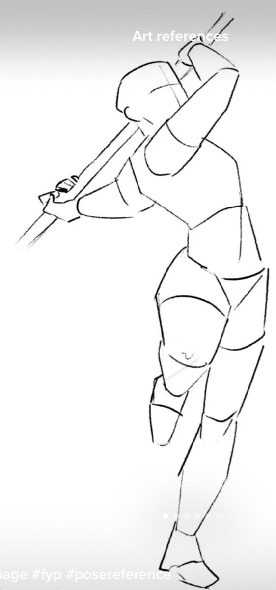 a drawing of a man holding a baseball bat in one hand and an arm extended to the