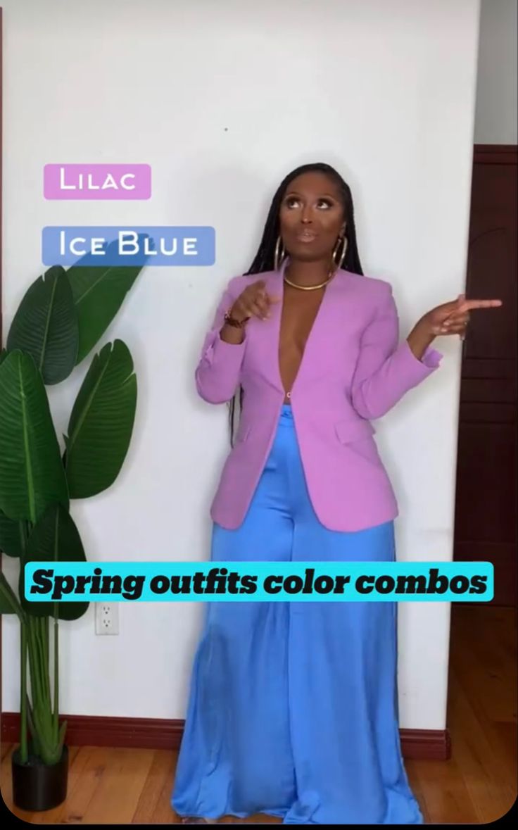 Color Blocking Outfits Classy, Pastel Outfits Black Women, Color Blocking Outfits Black Women, Bright Colored Outfits, Colour Blocking Fashion, Colour Combinations Fashion, Color Combos Outfit, Color Blocking Outfits, Chic Dress Classy