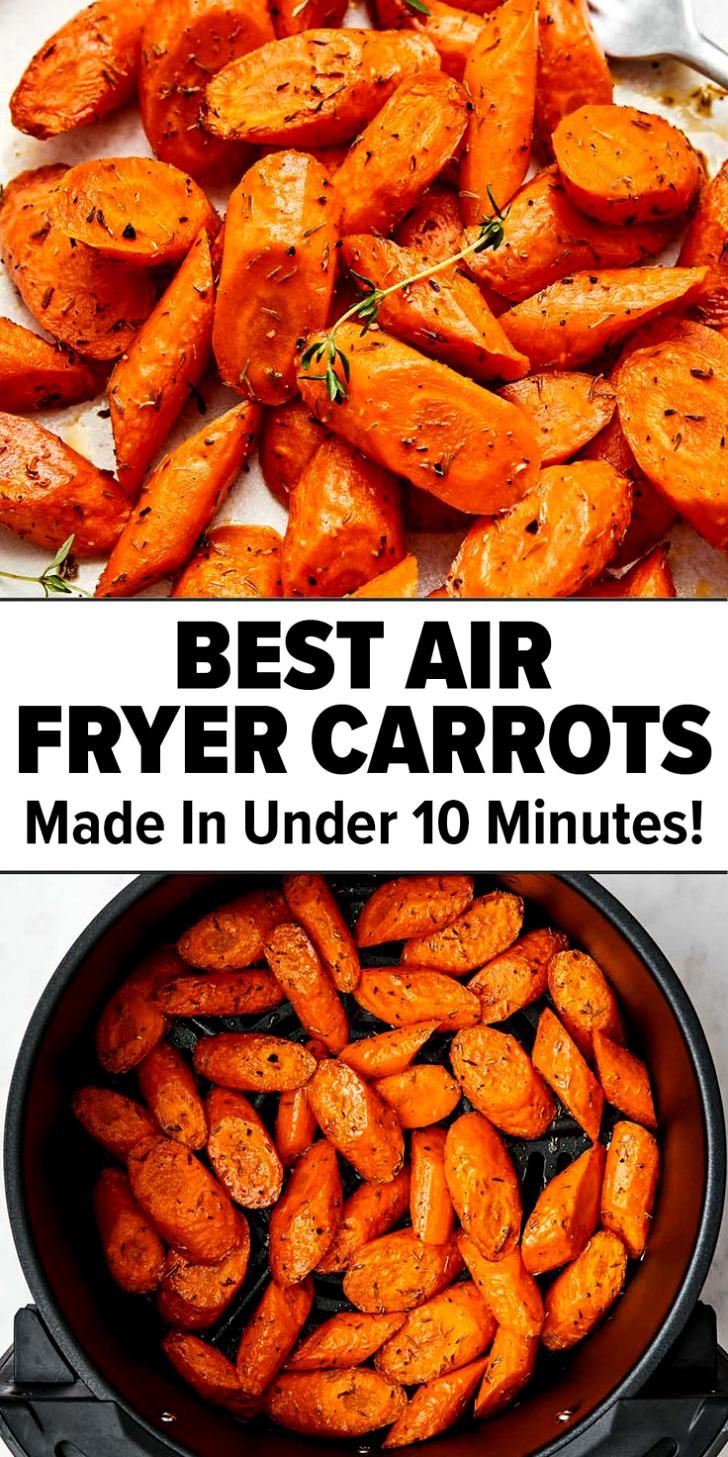 the best air fryer carrots made in under 10 minutes