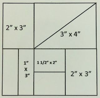 an area with three sides and two equals on each side is shown in the diagram