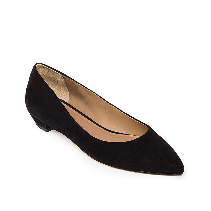 Bernardo-Fritz Ballet Flat Flaunt your love for minimalist style with the Fritz ballet flat from Bernardo. Made from soft kid suede with a pointy toe and a low block heel, this slip-on seamlessly complements your look. Elegant Suede Pointed Toe Flats With Low Heel, Suede Ballet Flats For Fall Workwear, Everyday Pointed Toe Ballet Flats For Fall, Chic Suede Pointed Toe Flats For Work, Everyday Fitted Pointed Toe Flats, Chic Medium Width Pointed Toe Flats For Fall, Fall Workwear Suede Ballet Flats, Pointed Toe Ballet Flats For Everyday, Everyday Pointed Toe Ballet Flats Medium Width