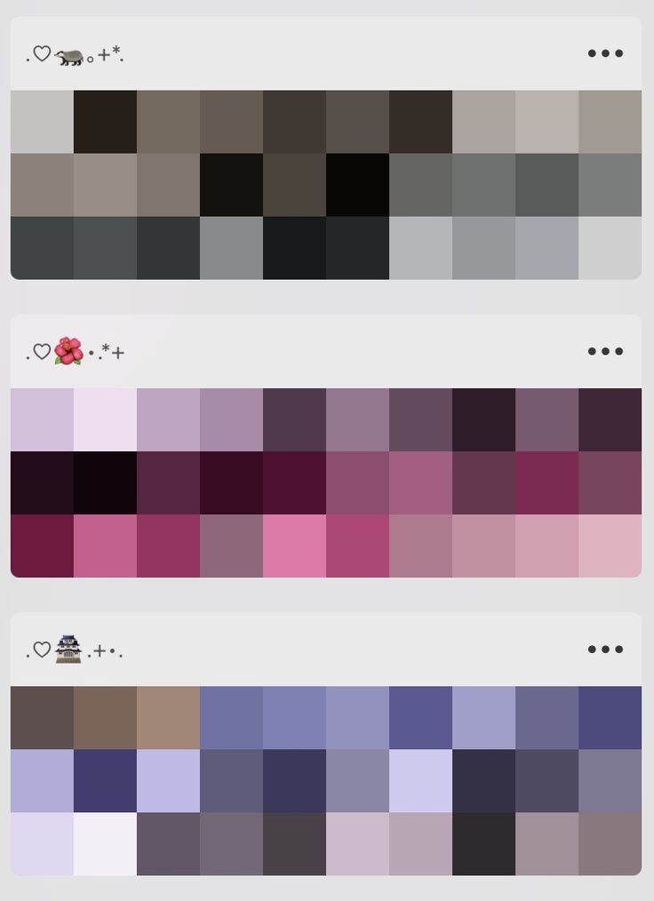 the different shades of purple and grey are shown in this graphic style, with each color being