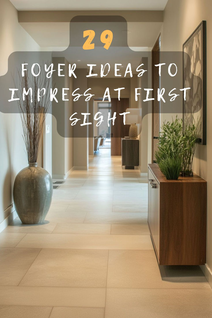 a hallway that has plants in it and the words 29 flower ideas to improve at first sight