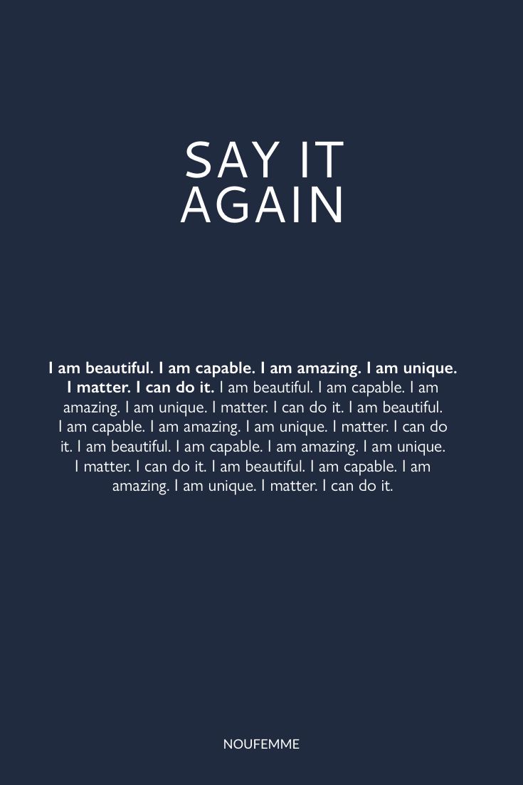 the back cover of say it again, which is written in black and white on a dark