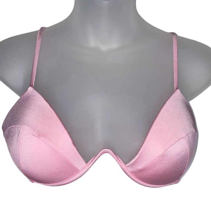 Nwt Fox Swim Pink Catalina Bikini Top Size: Small Fairy Floss Top Has A Wire V Shape For Support Lined, Molded Cups With Push Up Padding Adjustable Straps, Back Closure Love Island Smoke Free/ Dog Friendly Home Reasonable Offers Always Considered Bundle 2 Or More Items To Save Fairy Floss, Push Up Pads, Free Dogs, Love Island, Dog Friendly, V Shape, Womens Swim, Push Up, Pink White