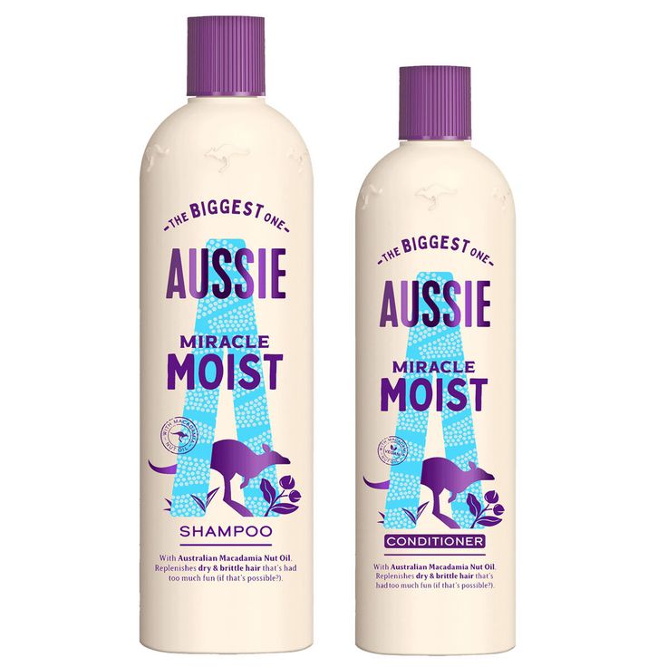 Aussie Shampoo And Conditioner, Aussie Conditioner, Aussie Shampoo, Aussie Miracle Moist, Aussie Hair, Aussie Hair Products, Toy Kitchen Accessories, Dry And Damaged Hair, Dry Brittle Hair