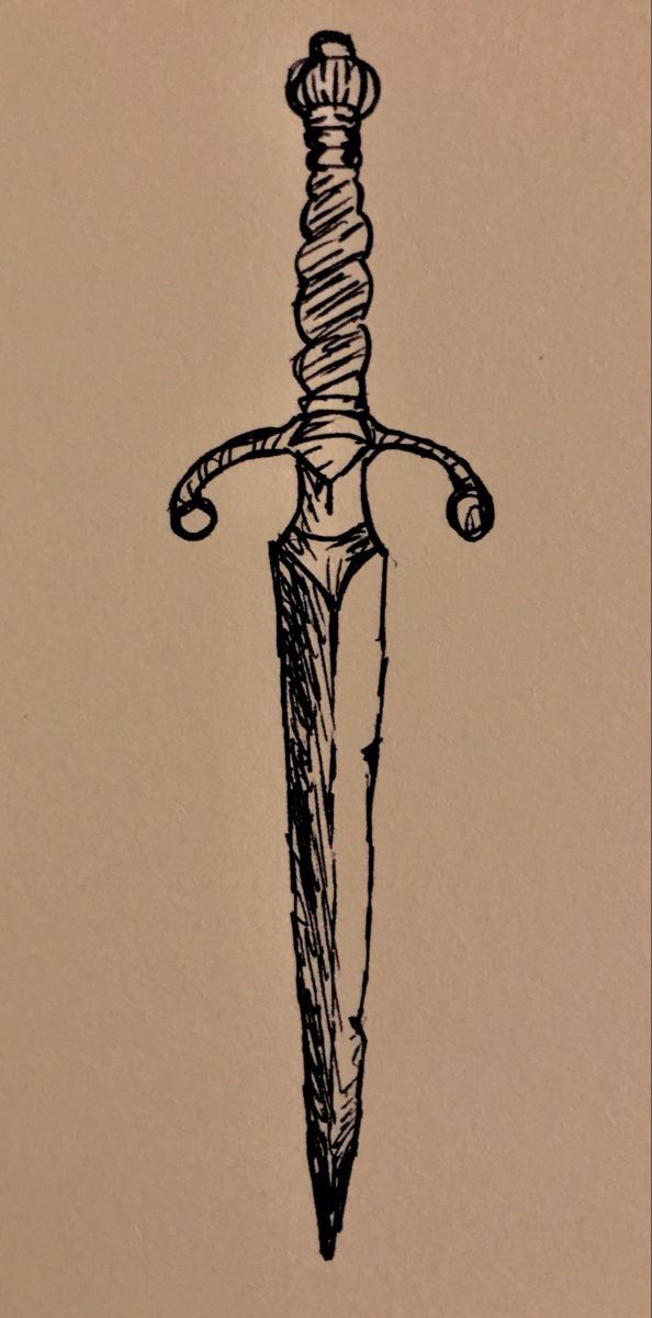 Sketches Of Swords, Aesthetic Knife Tattoo, Knife Tattoo Thigh, Knife Tattoo Ribs, Side Tattoos For Men Ribs Design, Knife Tattoo Simple, Dagger Thigh Tattoos Women, Dagger Arm Tattoo, Knife Draw Sketches