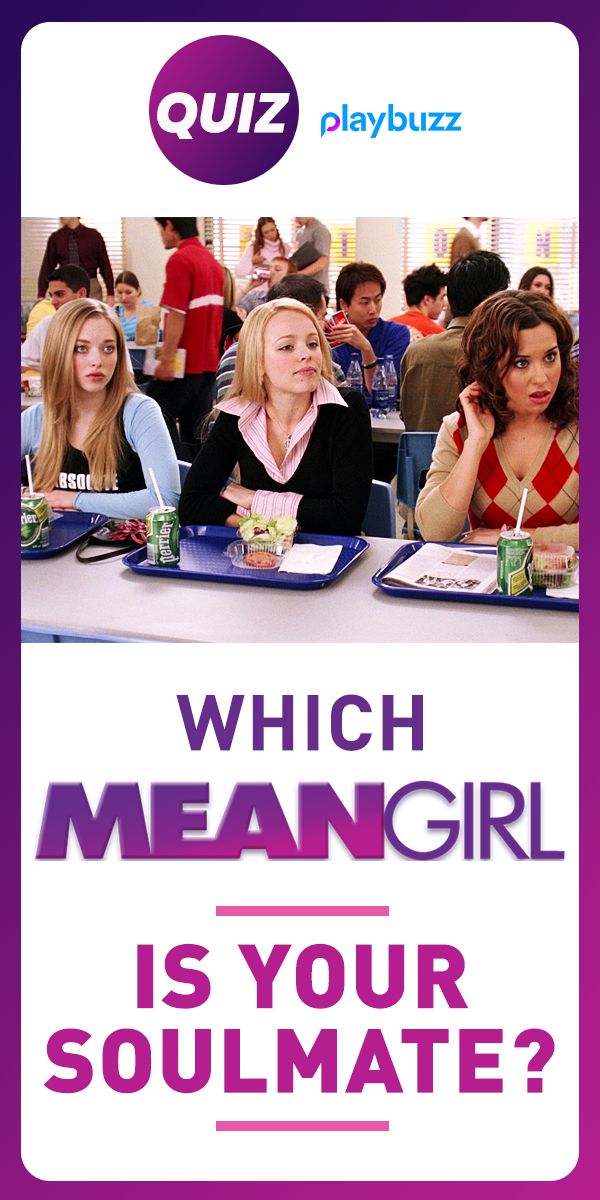 the poster for which meangirl is your soulmate?, featuring two women sitting at a table