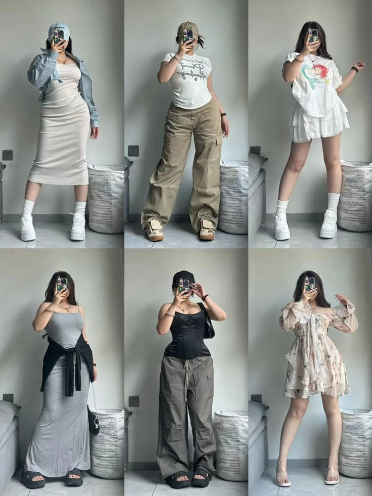 Outfits For Chubby Body Type, Outfits For Wide Hips, Chubby Summer Outfits, Casual Midsize Outfits, Chubby Fashion Outfits, Chubby Outfits, Chubby Outfit Ideas, Outfit Ideas Curvy, Outfit Ideas Midsize