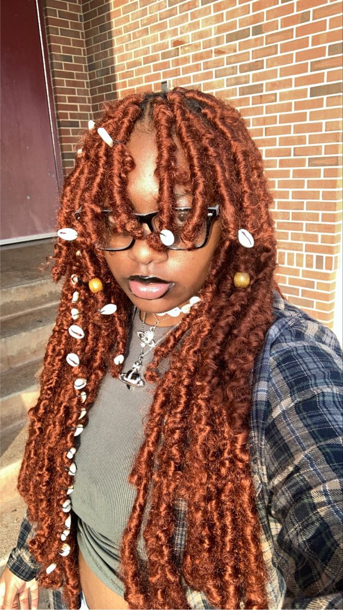 Butterfly Locs With Bangs Black Women, Soft Locs Bangs, Box Braids With Curly Bangs, Pb J Locs, Short Butterfly Locs With Bangs, Alt Butterfly Locs, Cute Locs Styles For Women, Locs With Buns, Fake Locs Black Women