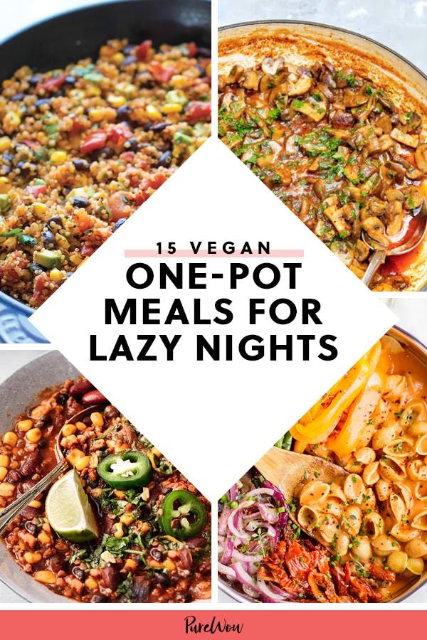 one pot meals for lazy nights