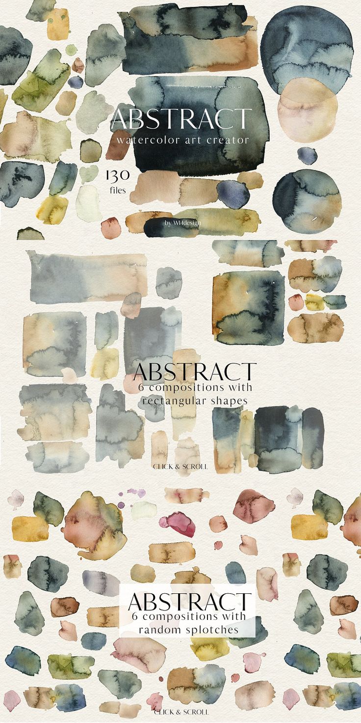 an abstract watercolor background with different colors