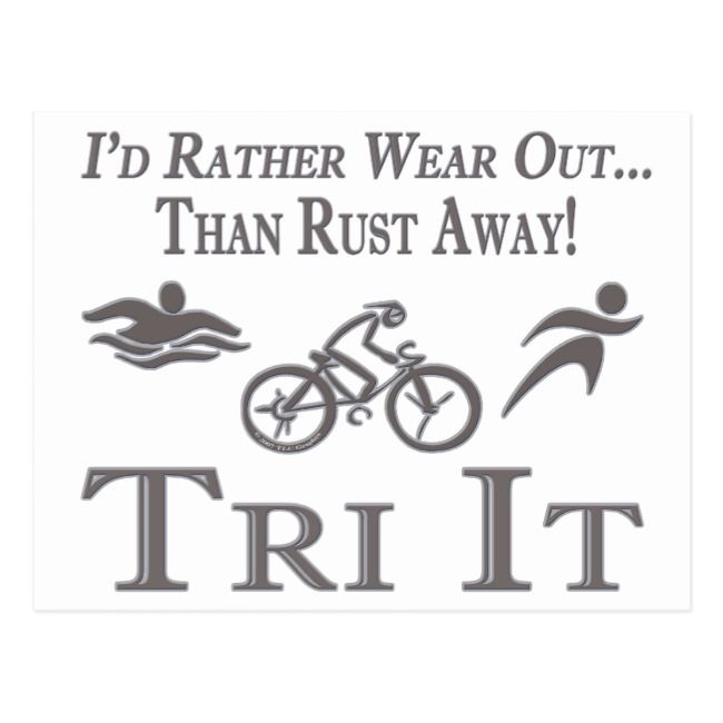 Triathlon Sport Funny Id Rather Wear Out Tri It Postcard #Ad , #AD, #Id#Wear#Tri#Funny Triathlon Humor, Ironman Triathlon Motivation, Triathlon Quotes, Ironman Triathlon Tattoo, Vera Wang Wedding Dresses, Triathlon Inspiration, Ironman Triathlon Training, Triathlon Tattoo, Triathlon Training Plan