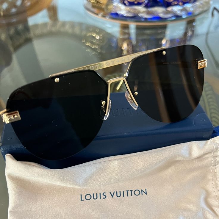 New Lv Sunglasses Louis Vuitton Sunglasses Women 2021, Louis Vuttion Sunglasses, Lv Ash Sunglasses, Louis Vuitton Waimea Sunglasses, Luxury Aviator Shield Sunglasses With Gradient Lenses, Luxury Aviator Shield Sunglasses With Uv Protection, Luxury Rimless Shield Sunglasses With Gradient Lenses, Luxury Rimless Sunglasses For Party, Luxury Rimless Party Sunglasses