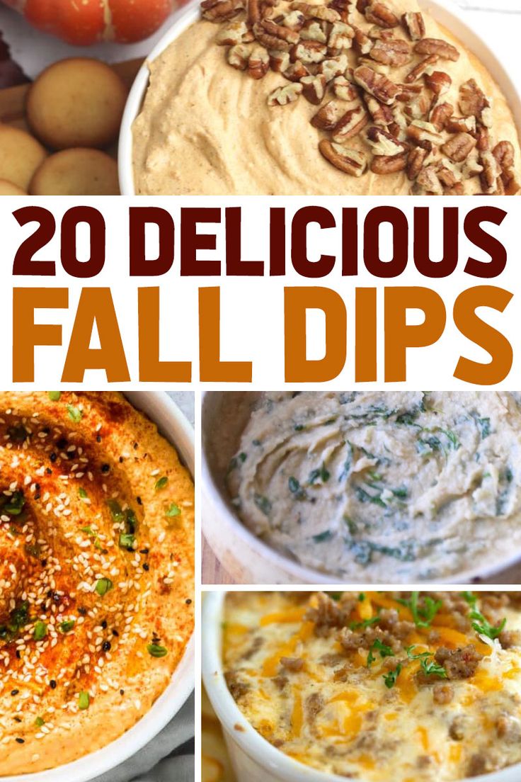 20 delicious fall dips that are perfect to serve for the holidays and thanksgiving season