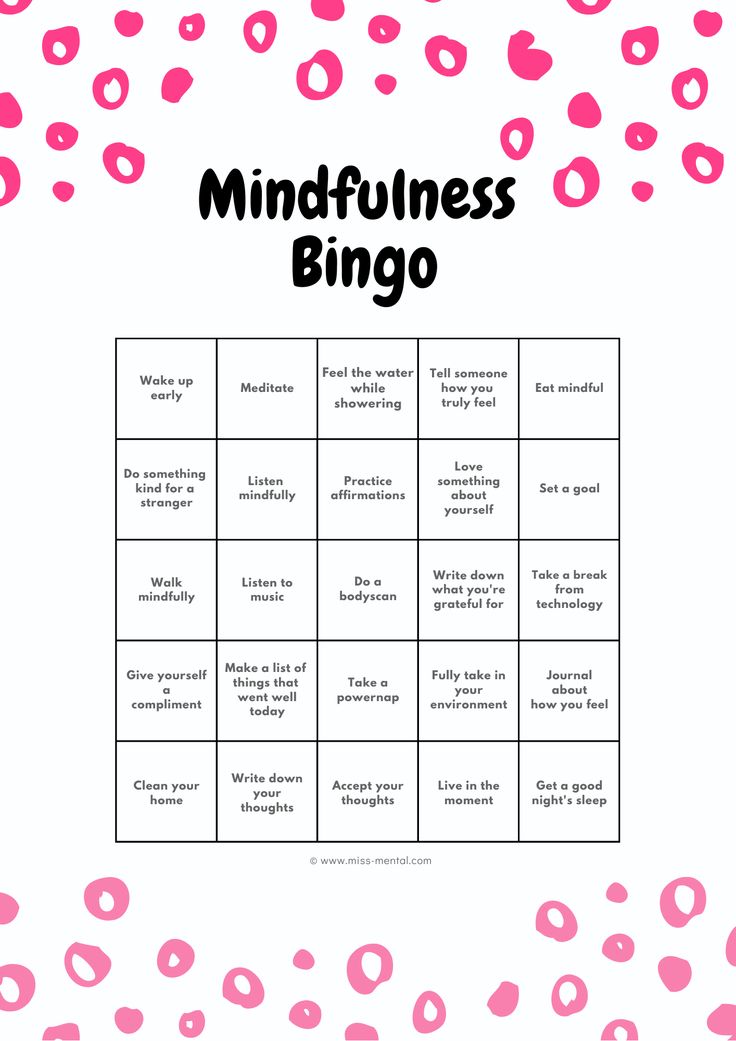 Learn mindfulness meditation in a fun way with this free printable bingo. This printable is also a great tool to learn mindfulness for kids. Easy mindfulness excersises for everyone who wants to learn being more mindful. #missmental #mindfulness Meditation Group Activities, Wellness Group Activities, Art Therapy Activities Printables Adults, Mental Health Games Group Activities Fun, Art Therapy Activities Printables, Group Activities For Adults, Meditation Techniques For Beginners, Group Therapy Activities, Mental Health Activities