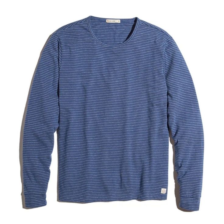 New Marine Layer Navy Benson Crewneck L/S Shirt Sizes Available: Small, Medium, Marge (M/L), Or Larger (L/Xl) * Multiple Tees Available - Each Come With A Tiny Snag/Hole - Not All Come With Tags * Navy / White 50% Cotton, 38% Polyester, 12% Rayon Standard Fit Wash Cold, Dry Low Made In The Usa, By Adults My6 Blue Cotton T-shirt For Layering, Blue T-shirt For Everyday Fall Wear, Navy Casual Crew Neck Top, Casual Crew Cotton Shirt, Casual Navy Crew Neck Top, Casual Crew Neck Cotton Shirt, Casual Cotton Crew Shirt, Casual Navy Tops For Everyday, Blue Crew Neck Tops For Everyday