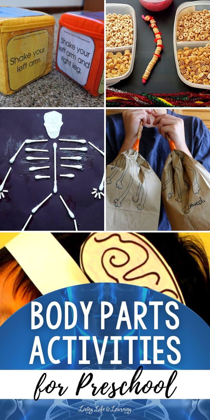 body parts activities for preschool and homeschool are great to do with the kids