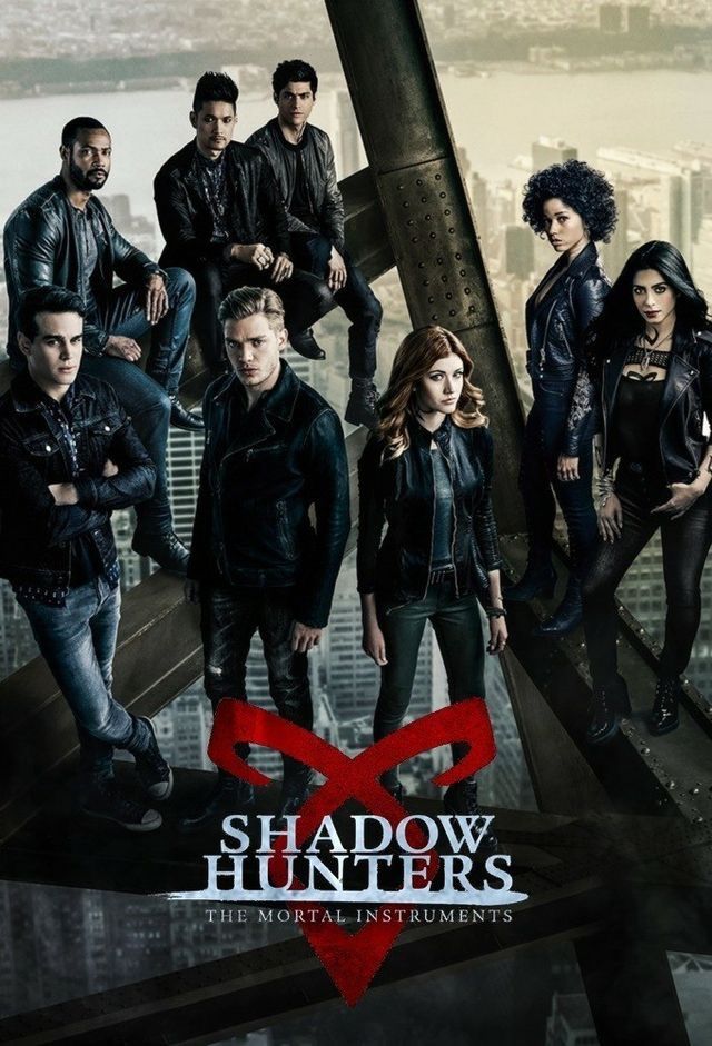 an advertisement for the tv show shadow hunters