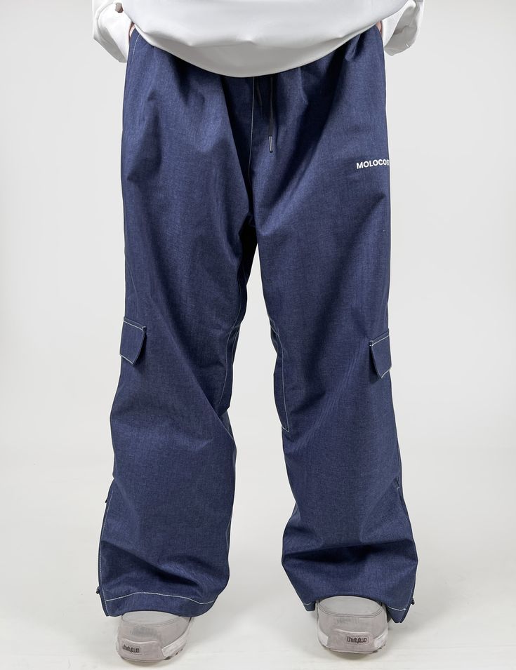 With soft fabric, insulated warmth, double-layer system and weatherproof protection, the Molocoster Baggy Snowboard Pants are built for mountain comfort and mobility season after season. Features Include: Membrane provides 10,000 mm/10,000 g waterproof/breathable protection; fully taped seams help keep the elements out Fabric: Soft & Warm Fabric, Fleece-Lined Double Layer System to Keep the Heat Insulation: Warm Insulated Pockets Cover Decoration on Both Sides of Trouser Cuffs: Drawstring Leg Op Snowboard Pants, Ski Pants, Snow Pants, Double Layer, Mens Pants, Soft Fabrics, Trousers, Pants, Blue