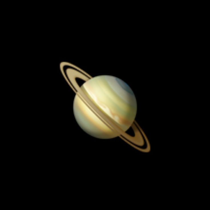 the planet saturn as seen from space