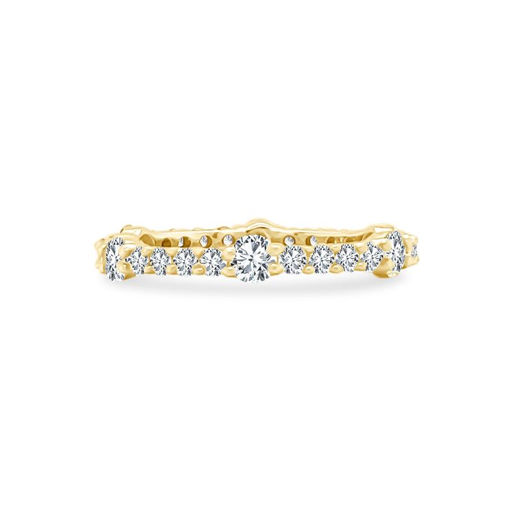 Mix up the stack with our alternating gemstone and diamond or diamond and diamond band! Stackable Round Cut Moissanite Diamond Ring, Stackable Moissanite Diamond Ring Round Cut, Fine Jewelry Diamond Bands With Round Cut, Stackable Yellow Gold Moissanite Diamond Ring, Stackable Diamond White Diamond Ring With Round Cut, Stackable Diamond White Round Cut Diamond Ring, Stackable Round Cut Diamond White Diamond Ring, Stackable Moissanite Diamond Ring In Yellow Gold, Stackable Diamond Eternity Band Fine Jewelry