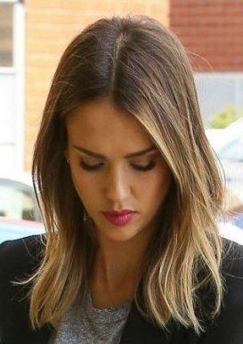 Medium Length Brown Hair, Jessica Alba Hair, Brunette Balayage Hair, Short Hair Balayage, Brown Blonde Hair, Brown Hair With Highlights, Jessica Alba, Brunette Hair, Great Hair