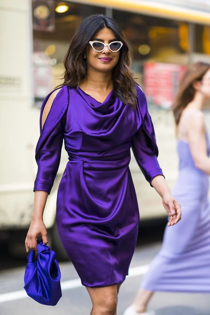 The "Airspace" Haircut Is Trending: Inspiration Photos | POPSUGAR Beauty Army Green Skirt, Vogue Ukraine, The Haircut, Striped Bodycon Dress, Outfits Dress, Popsugar Beauty, Purple Outfits, Best Street Style, Priyanka Chopra