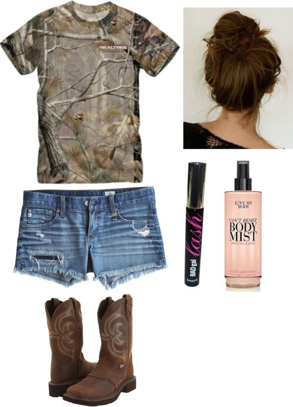 "summer muddin" by alexisierra on Polyvore. This will be my outfit this entire summer :D ~~country fashion~~ Cute Camping Outfits Summer, Camping Outfits Summer, Cute Camping Outfits, Country Summer Outfits, Summer Camping Outfits, Cute Camping, Brown Shirts, Country Outfit, Country Summer