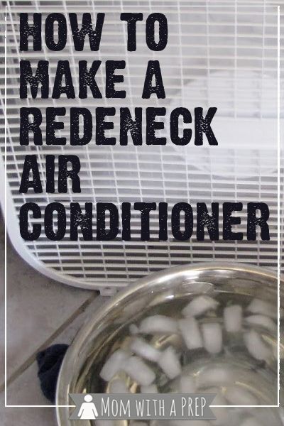 Hillbilly Decor, Air Conditioner Diy, Homemade Air Conditioner, Conditioner Diy, Diy Ac, Diy Air Conditioner, Emergency Food Supply, Furnace Repair, School Starts