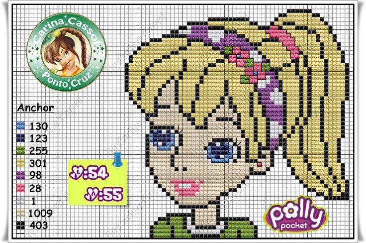 polly pocket Pocket Cross, Cross Stitch For Kids, Pattern Pictures, Polly Pocket, Perler Bead Patterns, Stitch Disney, Diy Projects To Try, Counted Cross Stitch, Beading Patterns