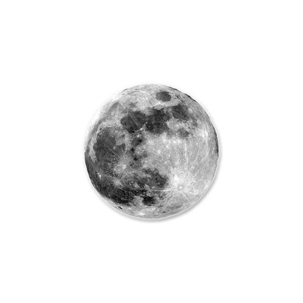 the full moon is shown in black and white