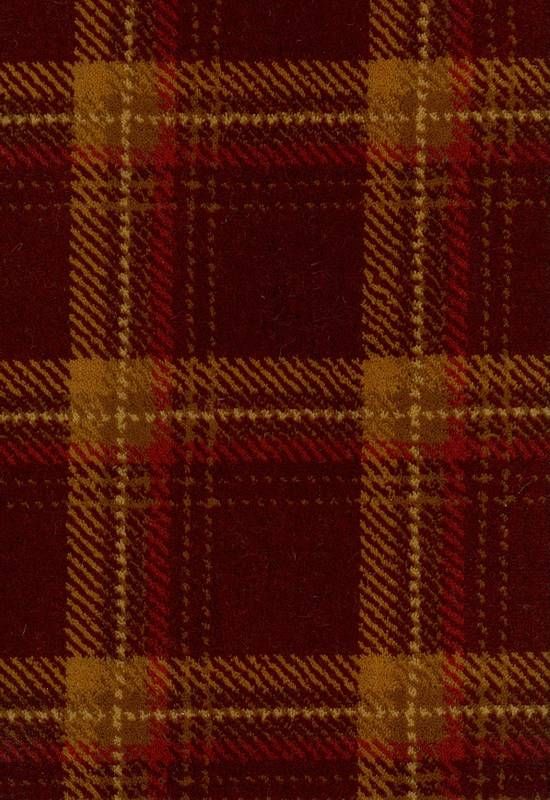 a red and yellow plaid fabric