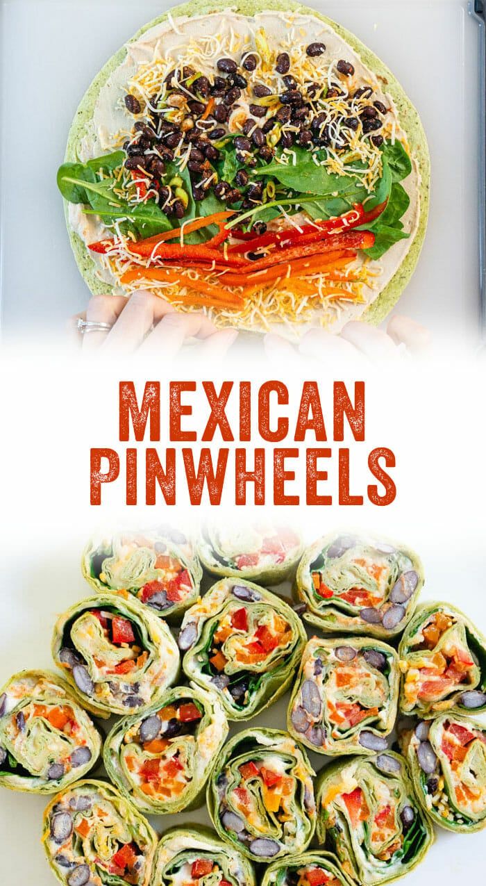 the mexican pinwheels are ready to be eaten and put in the freezer