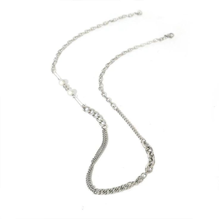 Type: AccessoriesMaterial: SteelGender: MaleNecklacelength: 60cm ( 23.6 inches ) Casual Everyday Necklace With Silver Chain, Casual Silver Chain Necklace For Everyday Wear, Casual Silver Necklace, Casual Everyday Silver Chain Necklace, Casual Everyday Chain Necklace, 16 Inch Long Adjustable Chain Necklace, Trendy Adjustable Long Necklace, Adjustable 16 Inch Long Chain Necklace, Trendy Long Pearl Chain Necklace