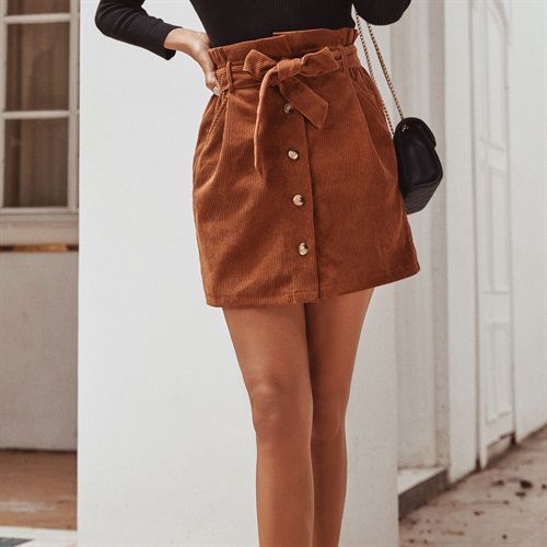 Material: Polyester Length: Mid-Calf Silhouette: Asymmetrical Season: Fall,Spring Fabric Stretch: No Stretch Package Contents: 1 x Skirt Modern Skirt, Orange Skirt, Chic Skirts, Stylish Skirts, Flower Skirt, Favorite Boots, Elegant Skirt, Corduroy Skirt, Accessories Jacket