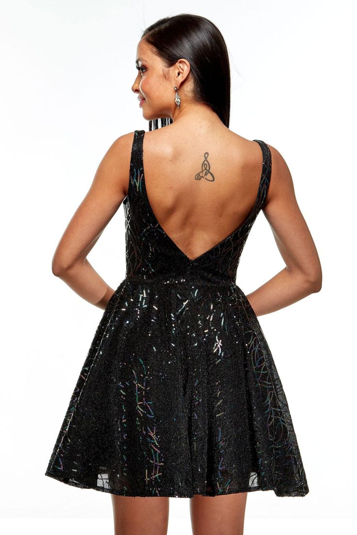 This fun short cocktail dress features a sleeveless design with intricate beading. Pair this dress with killer heels to complete your look. AY 1663 Secret Dress, Alyce Paris, Killer Heels, Short Cocktail Dress, Sequin Shorts, Under The Lights, Flowy Skirt, Skirts With Pockets, Full Skirt