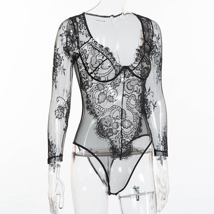 Black Long Sleeve Vintage Lace Bodysuit Fit for a queen , this royal vintage lace & sheer mesh bodysuit is sexy & stretchy offering comfort and confidence in your order. This bodysuit has true to fit cups that sit nicely over a bra. Looking for the goth birthday photoshoot look? Just add a hi-waisted panty and a black bra, add the tulle skirt & crown to complete the ensemble. ORDERING: No need to order a size larger unless you have a very large bust. When you order this with the TULLE SKIRT TRAI Black Lace Closure Bodysuit For Party, Black Party Bodysuit With Lace Closure, Party Lace Bodysuit, Sheer Lace Bodysuit For Night Out, Fitted Long Sleeve Lace Bodysuit, Elegant Black Bodysuit With Sheer Bodice, Long Sleeve Lace Bodysuit For Party, Black Lace Bodysuit For Evening, Elegant Long Sleeve Lace Bodysuit