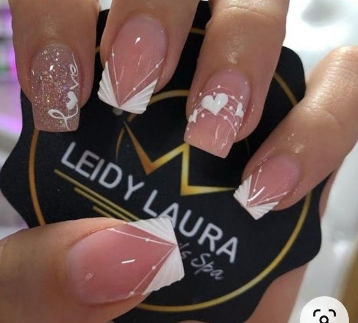 Nail Art For Winter, Ambre Nails, Trending Nail Art, Pretty Nails Glitter, Tropical Nails, Manicure Nail Designs, French Manicure Nails, Acrylic Nails Coffin Pink, Nails 2021