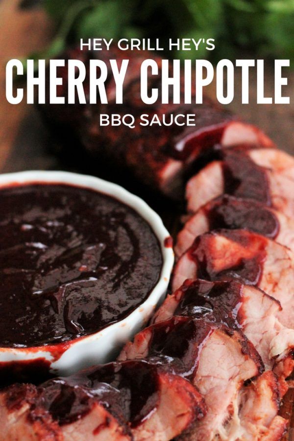 the cover of hey grillley's cherry chipotle bbq sauce