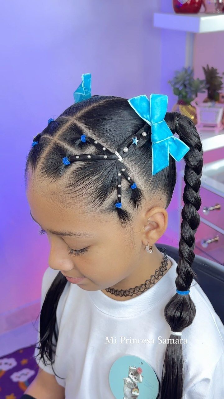 Peinados Para Niñas 𝙔𝙊𝙐𝙏𝙐𝘽𝙀 🎥🦋 | Les comparto este lindo estilo súper fácil y bonito esperamos que les guste #peinados #peinadosdemoda #penteado #peinadossencillos… | Instagram Hairstyle Ideas For Kids, Kids Hairstyles For Wedding, Cute Toddler Hairstyles, Girl Hair Dos, Girls Hairstyles Easy, Toddler Hairstyles, Toddler Hairstyles Girl